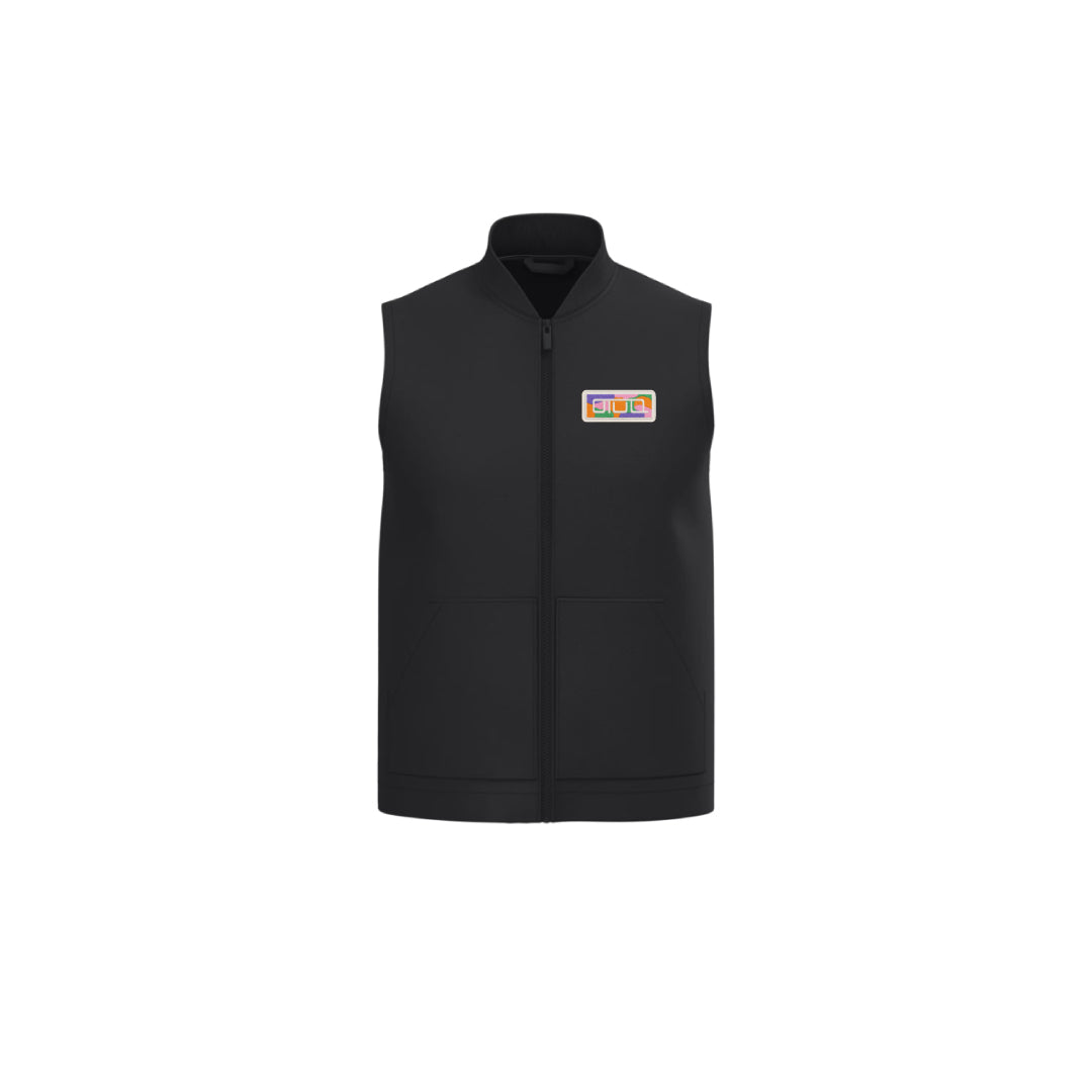 BODYWARMER TWILL BLACK
